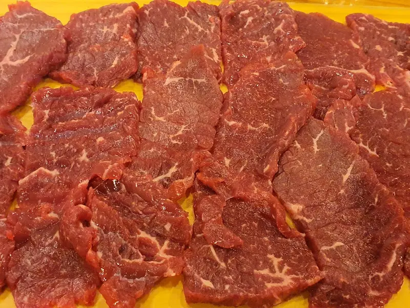 미경산 한우 단면