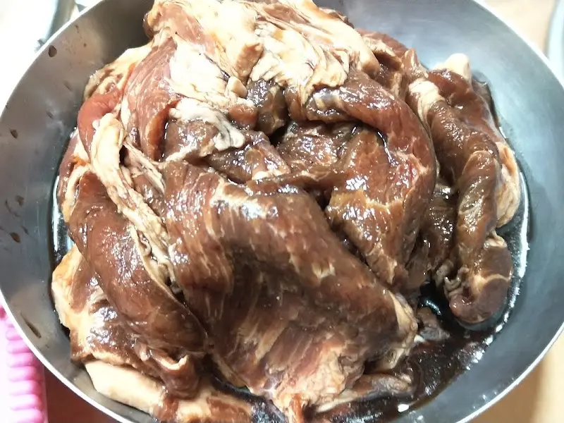 푸짐한 돼지갈비