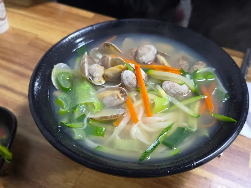 바지락 칼국수