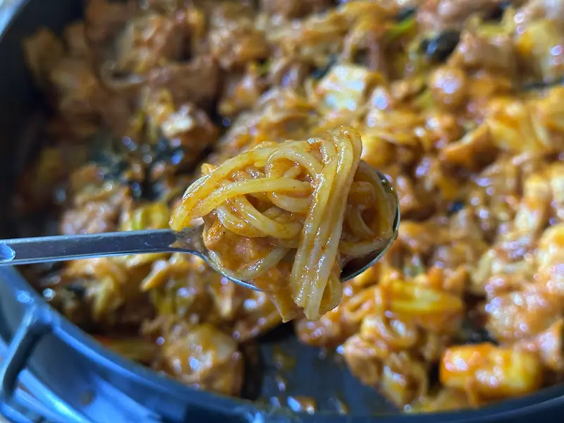 닭갈비와 함께 먹는 쫄깃한 면사리