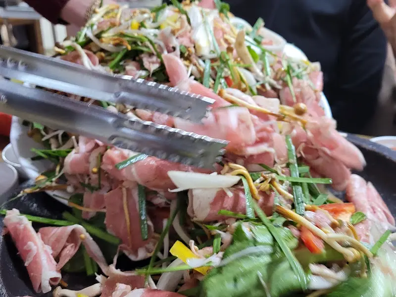 산더미 야채오리불고기