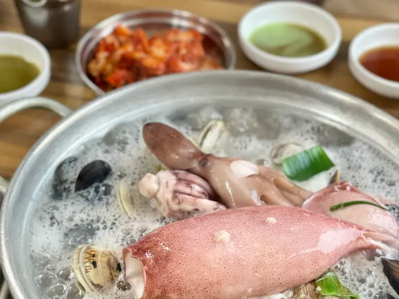 푸짐한 해물 한 상