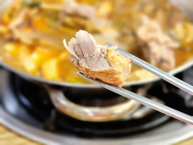 돼지갈비 클로즈업