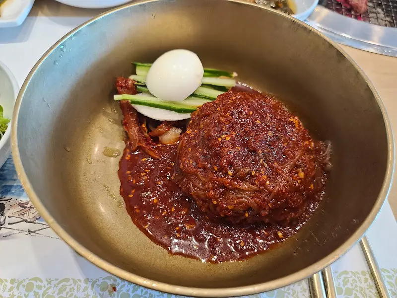 목장원 비빔냉면