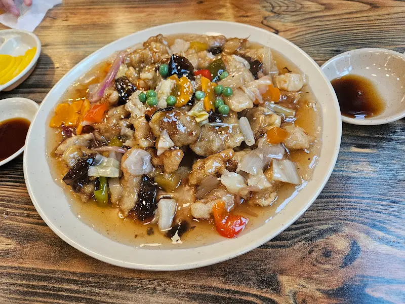 청산짜장 탕수육