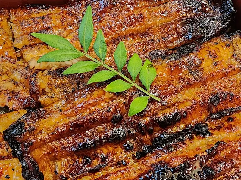 장어덮밥 디테일 샷