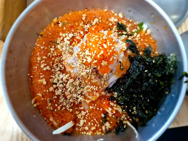 협재칼국수 한치물회