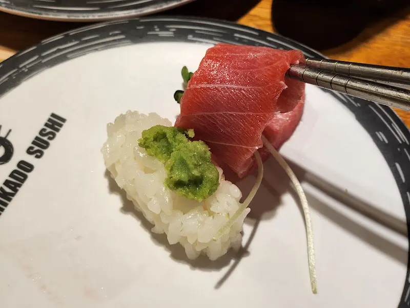 신선한 참치 초밥