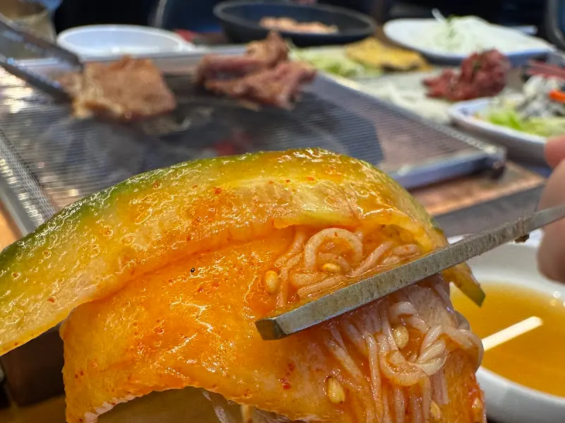 양념 갈비 근접샷