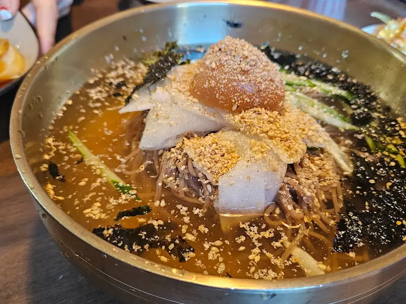 물막국수 근접샷