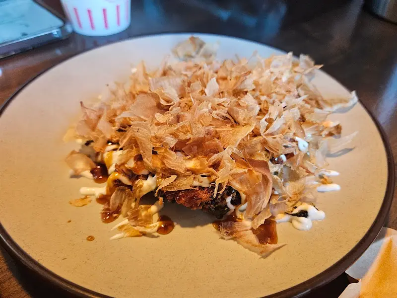 녹두 오코노미야끼 근접샷