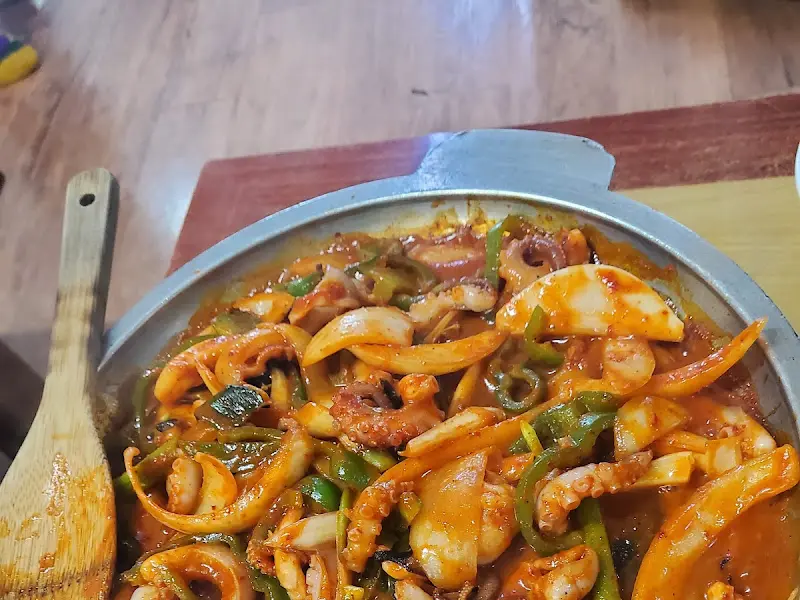 쭈꾸미볶음 근접 촬영