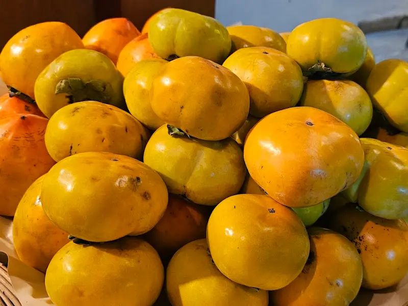 탐스럽게 익은 감