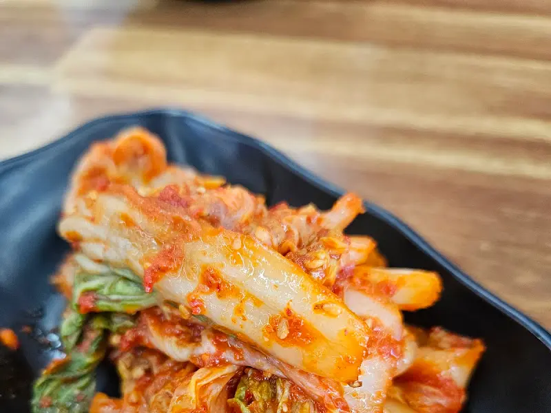 칼국수와 잘 어울리는 겉절이 김치