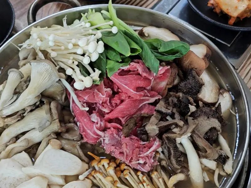 버섯전골 재료