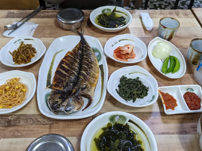 전체 상차림 모습