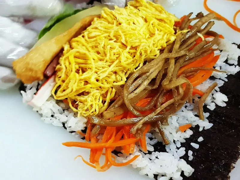 푸짐한 김밥 속재료