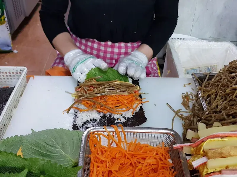 김밥 제조 과정