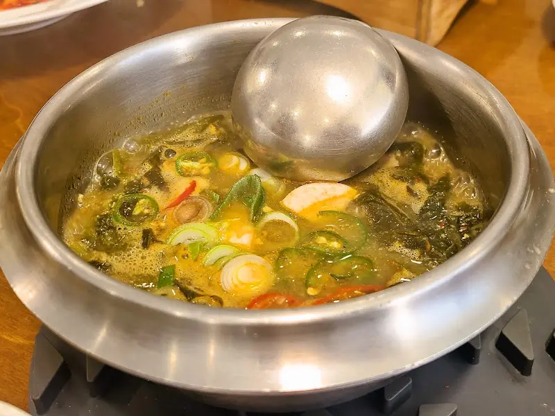 시원한 된장찌개