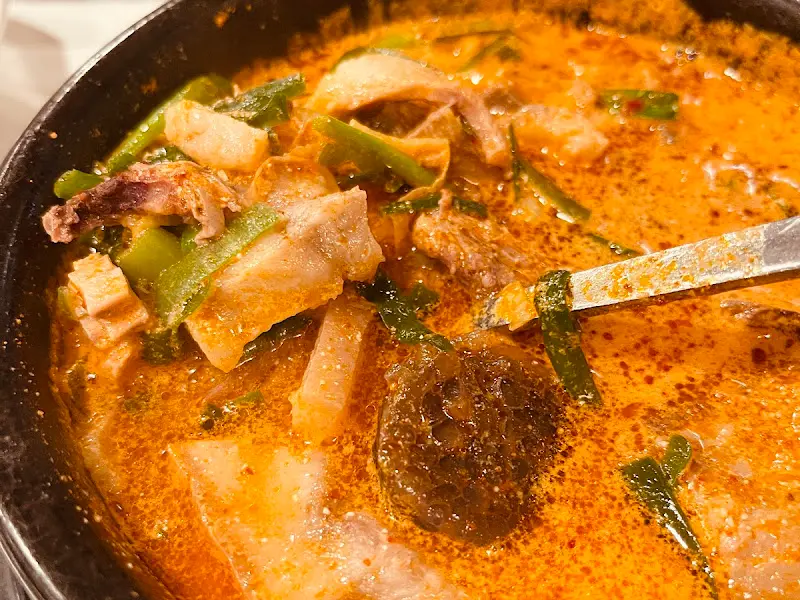 얼큰 순대국밥 속 내용물