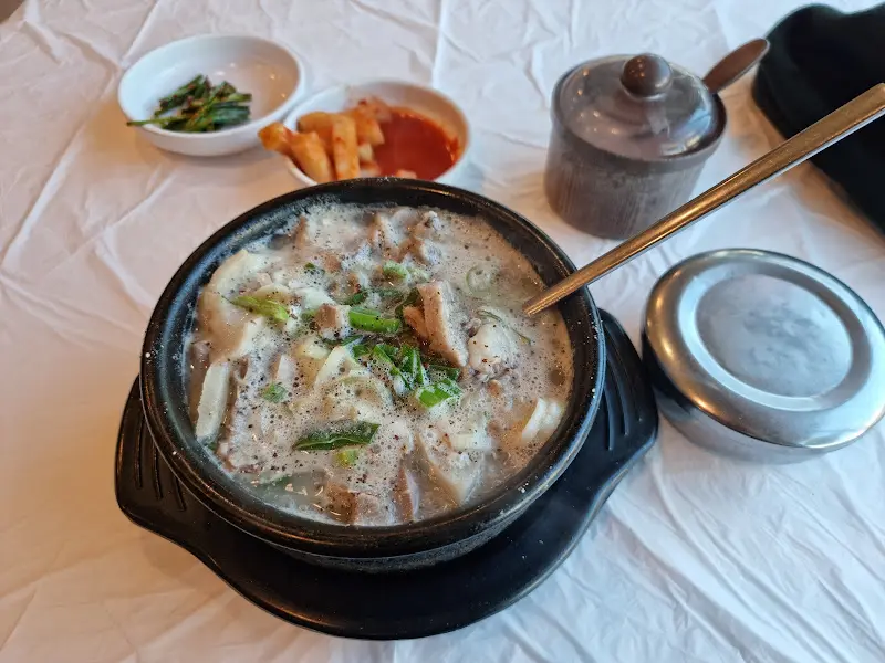 순대국밥 한상차림