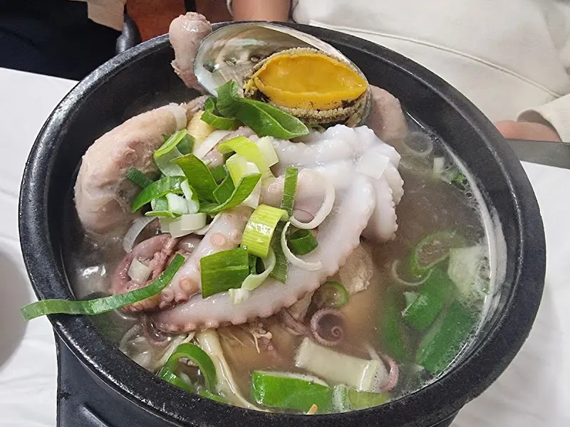 전복 낙지 삼계탕