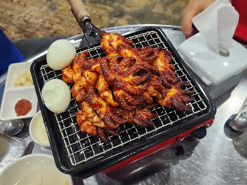 쭈꾸미 한 상 차림