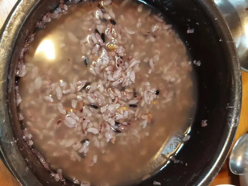 돌솥밥 숭늉