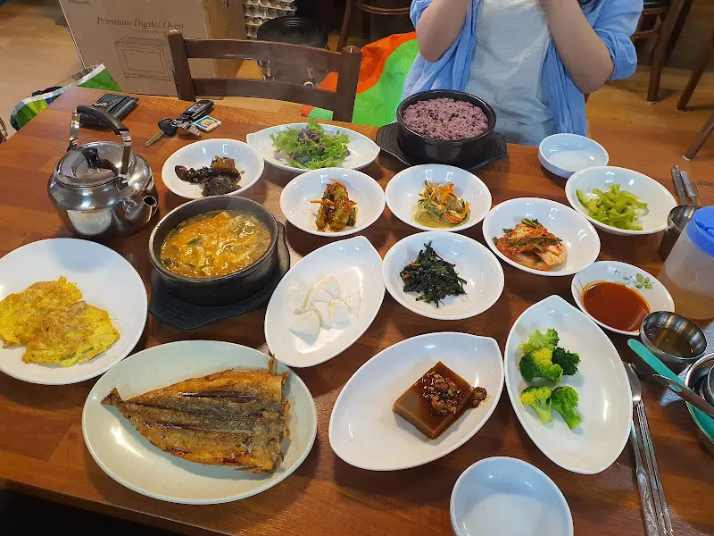 청원식당 한상차림 전체샷