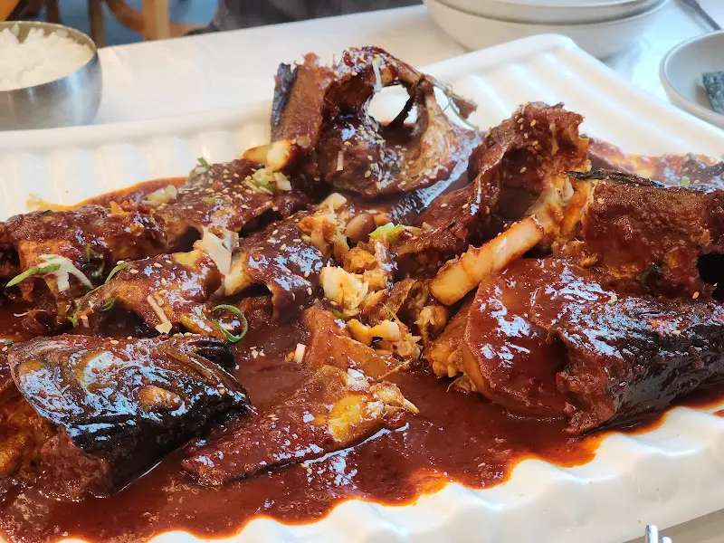 코다리찜 한 상 차림