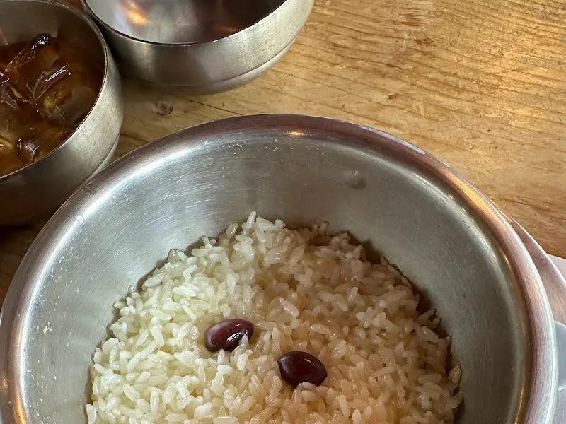 보리굴비와 함께 나오는 밥