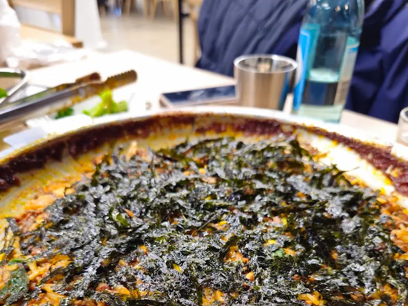 매운갈비찜 양념에 볶은 볶음밥