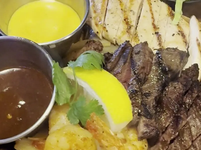 트리플 화이타 근접 촬영