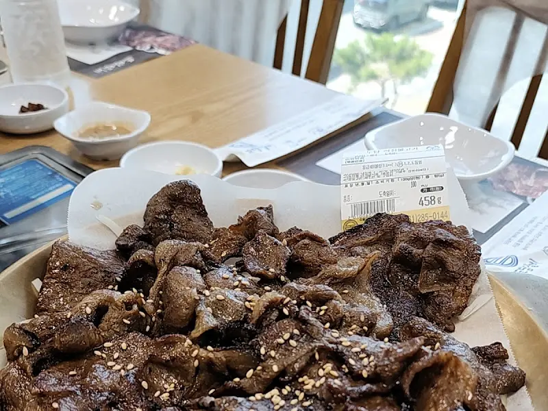 혼자 즐기는 갈비 한 상