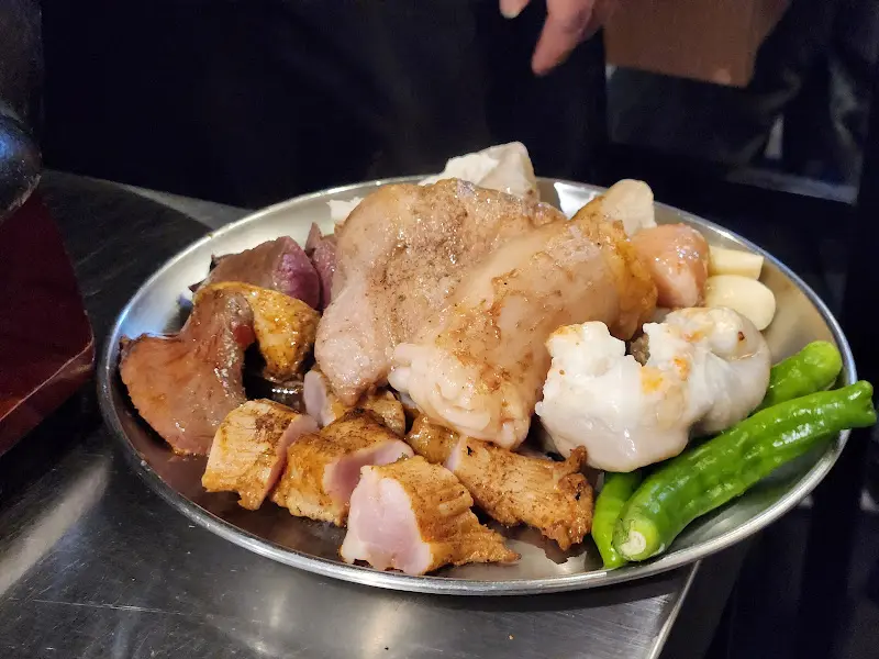 모듬 구이 한 상 차림