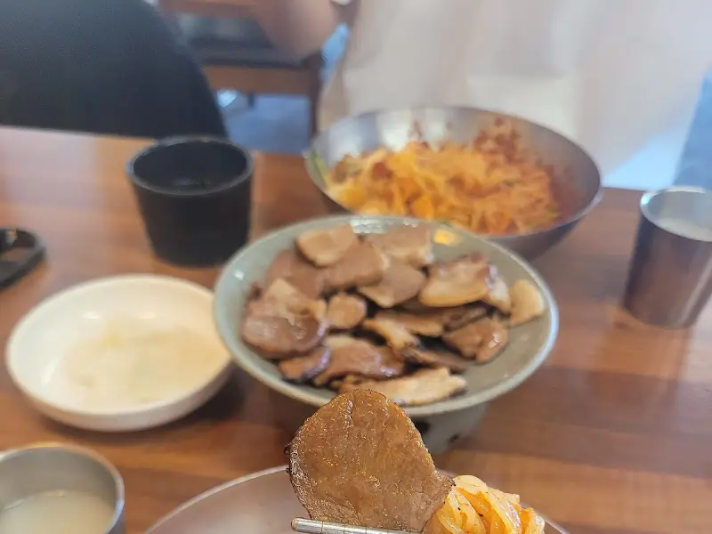 셀프 육수 코너