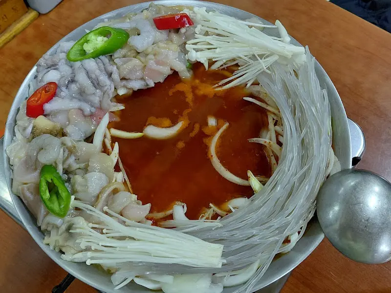 수중전골 비주얼