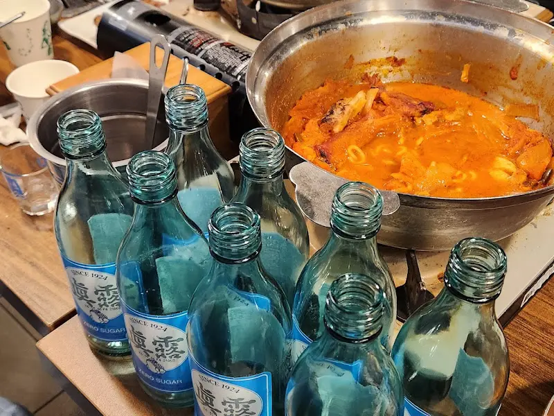 김치찌개와 소주