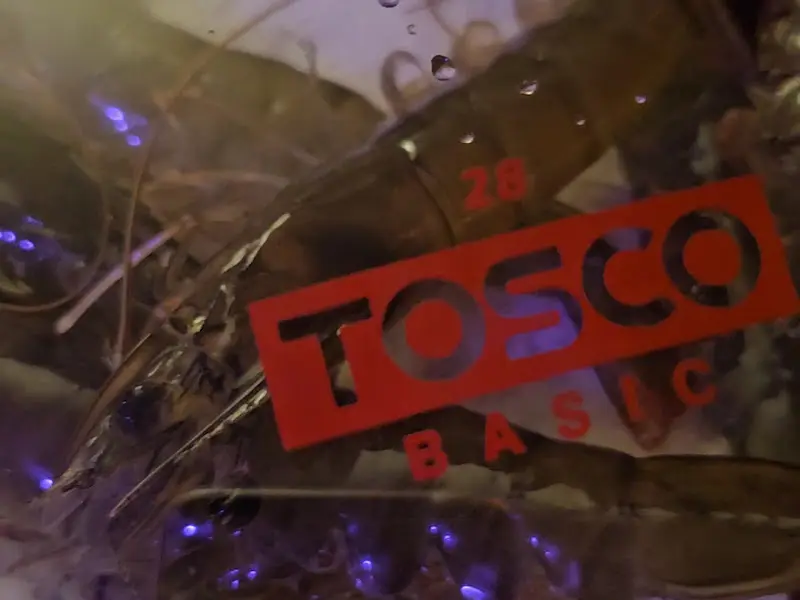 새우가 들어있는 비닐