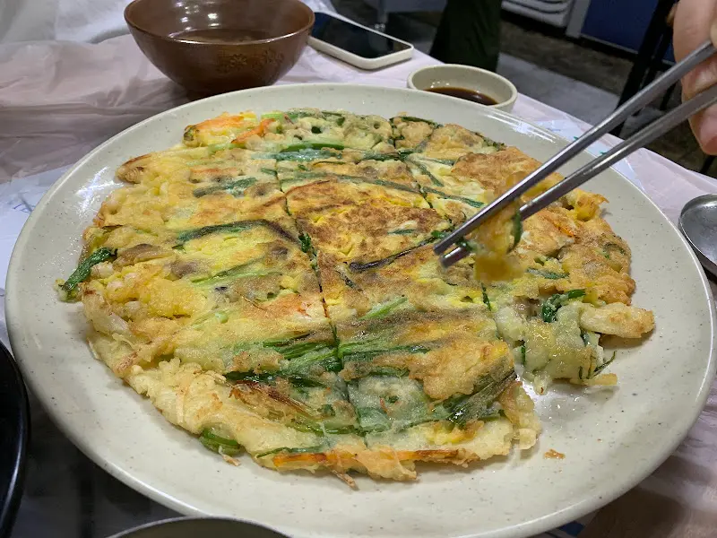 비빔밥 재료 클로즈업