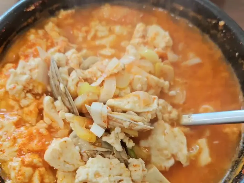 해물 치즈 순두부