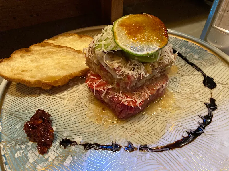 환상적인 비주얼의 수비드 스테이크