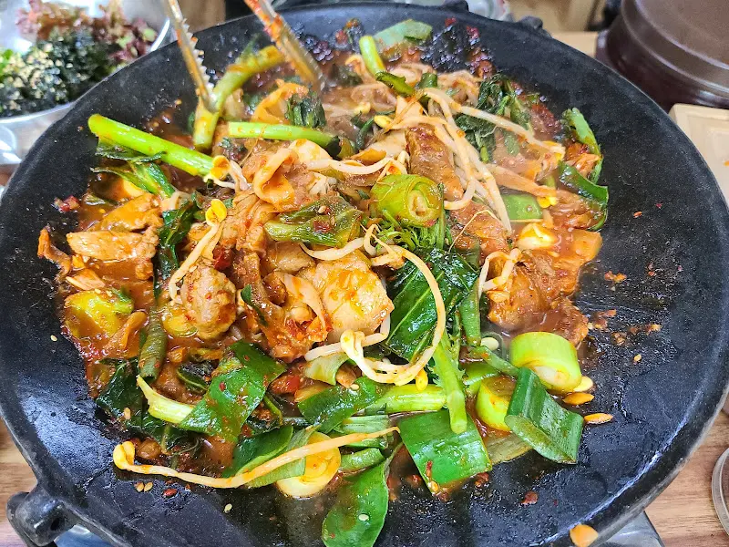 돼지찌개 근접 샷