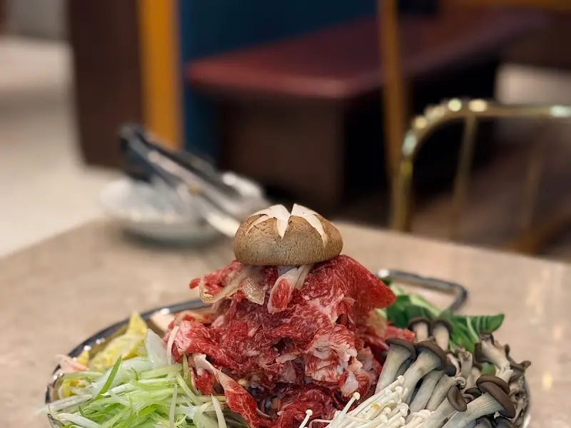 한우 버섯 불고기 근접샷