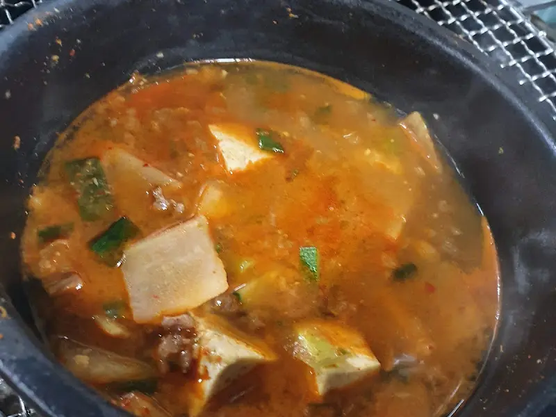 영팔식당 된장찌개