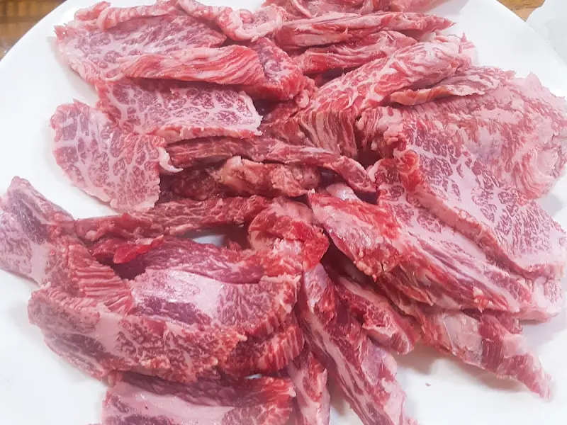 영팔식당 갈비살