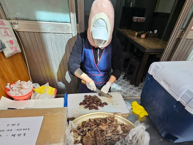 순대 판매 모습