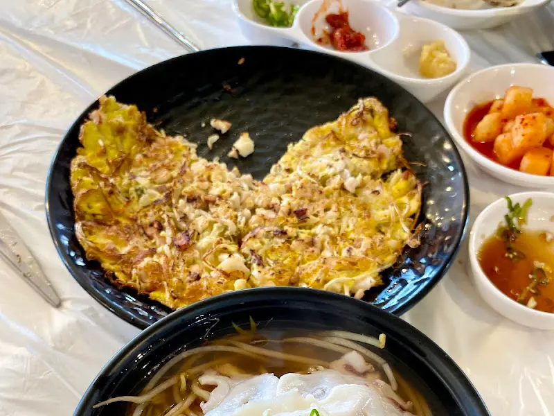 문어전과 밑반찬