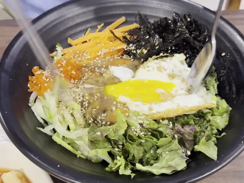 간장 게장 비빔밥