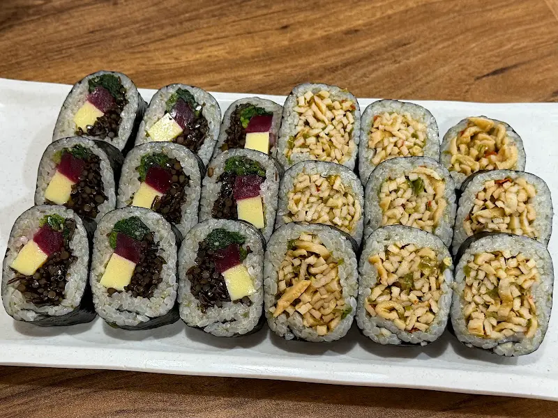 톳김밥의 클로즈업